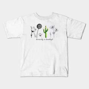 Diversity Is Beautiful Arizona Kids T-Shirt